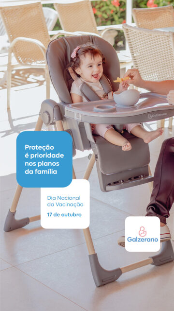 A Galzerano acredita que toda criança merece amor e proteção. Por isso, apoiamos a vacinação e ressaltamos a importância desse cuidado para preservar os momentos especiais que fazem parte da infância. 

Papais e mamães, mantenham a carteirinha das crianças sempre atualizada! 💛 

Dia Nacional da Vacinação. 
17 de outubro. 

#diadavacinação #vacinaçãoinfantil #carteirinhaemdia #proteçãonainfância #galzerano